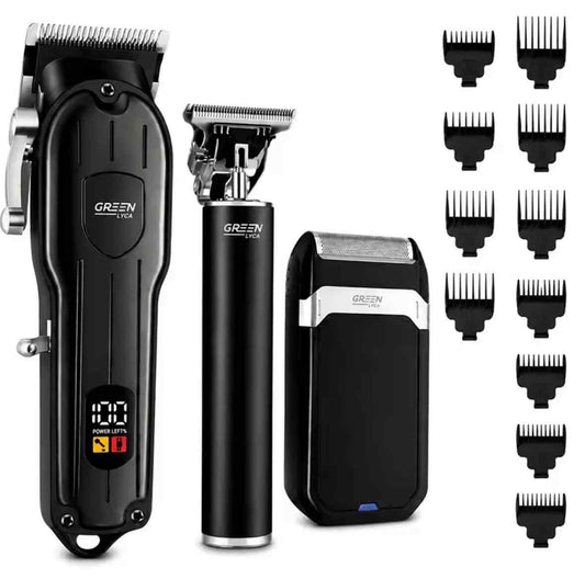 Upgrade your grooming routine with the LuxeStyler 3-in-1 Professional Hair Clipper & Grooming Kit. Engineered for precision and performance, this all-in-one set