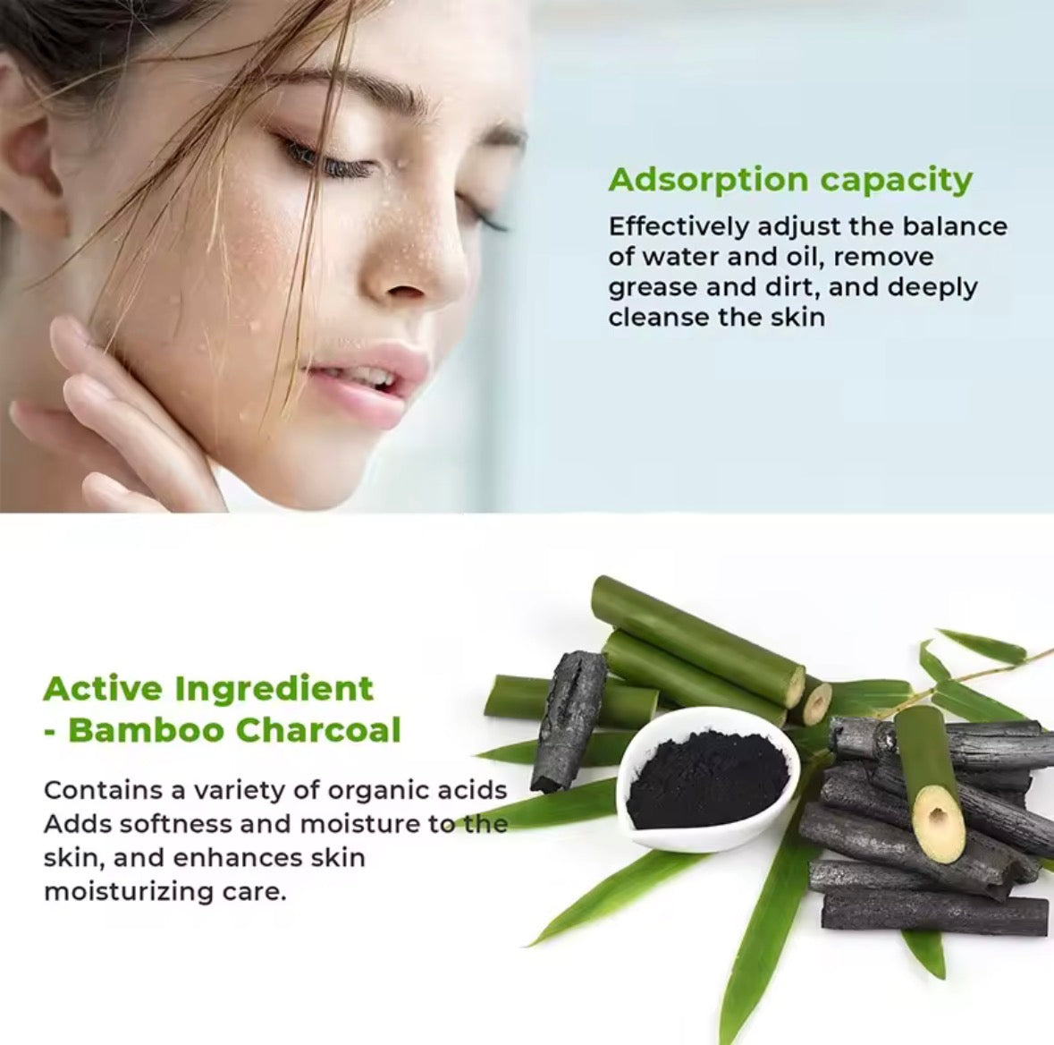 Bamboo Charcoal Black Mask – Purifying Peel-Off Mask for Blackheads