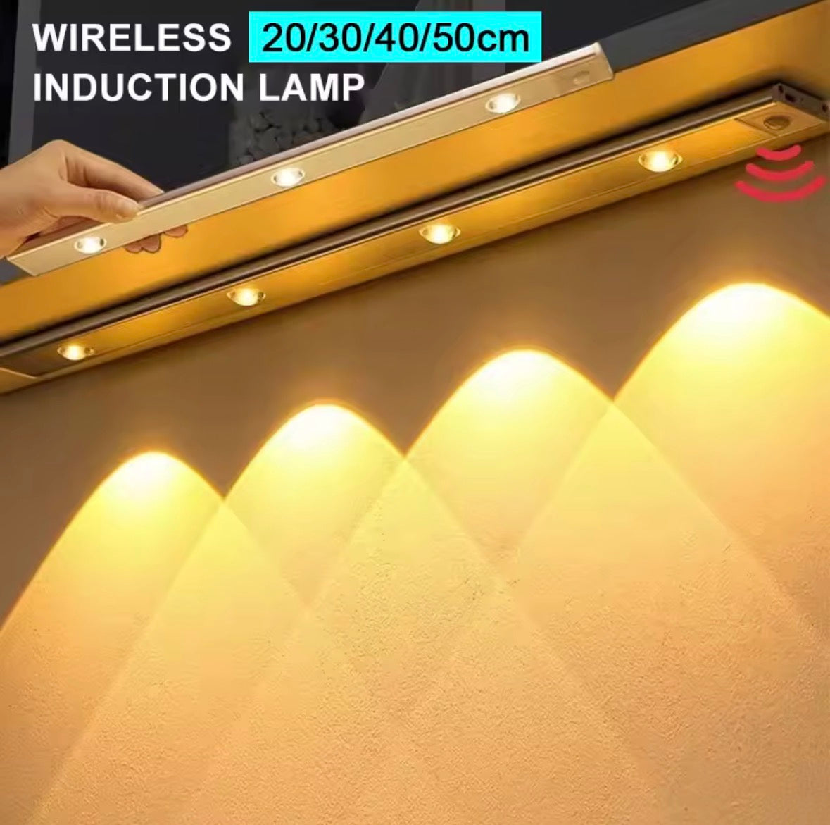 Motion Sensor LED Light Bar – Ultra-Thin Wireless Night Light