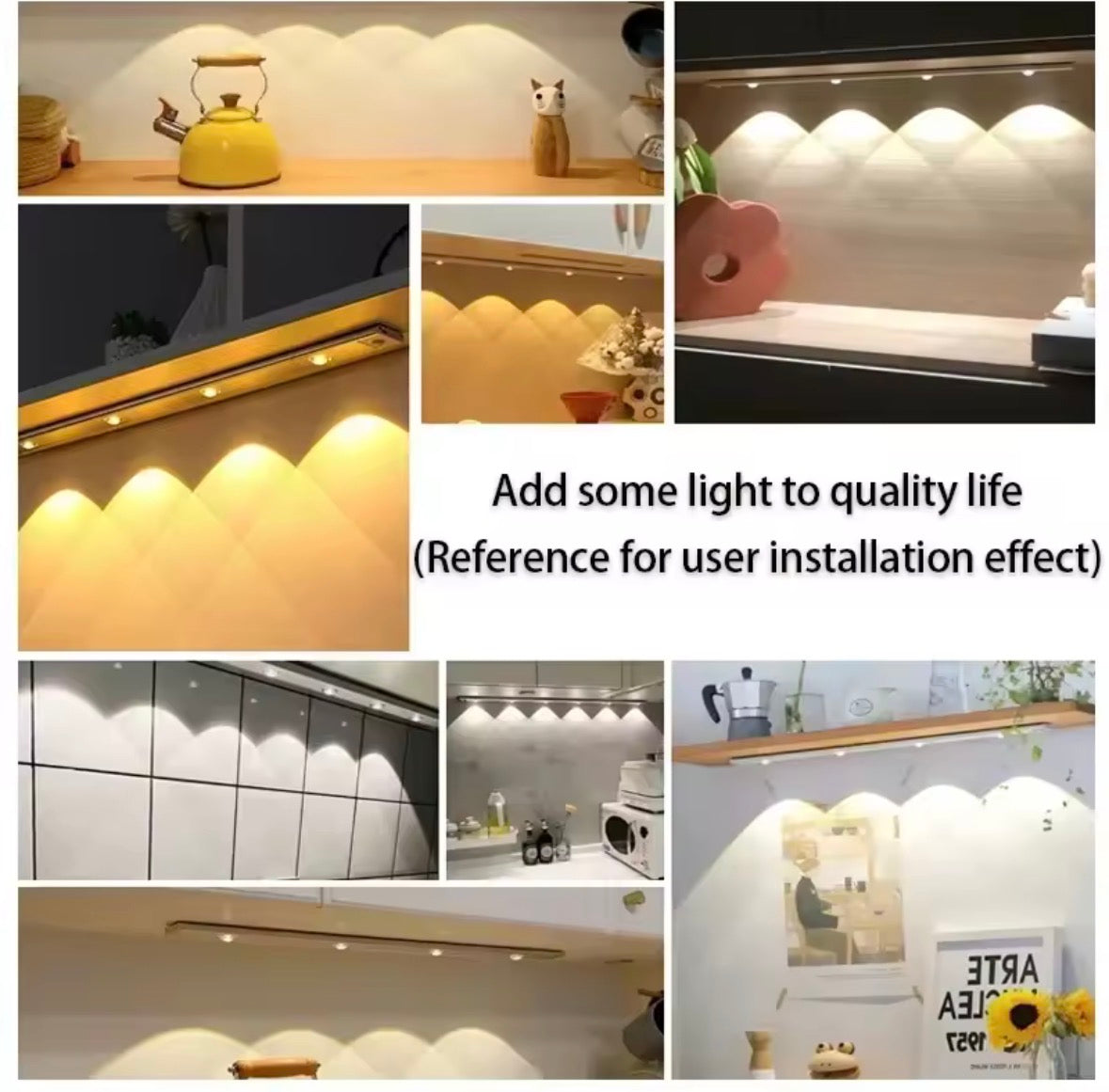 Motion Sensor LED Light Bar – Ultra-Thin Wireless Night Light