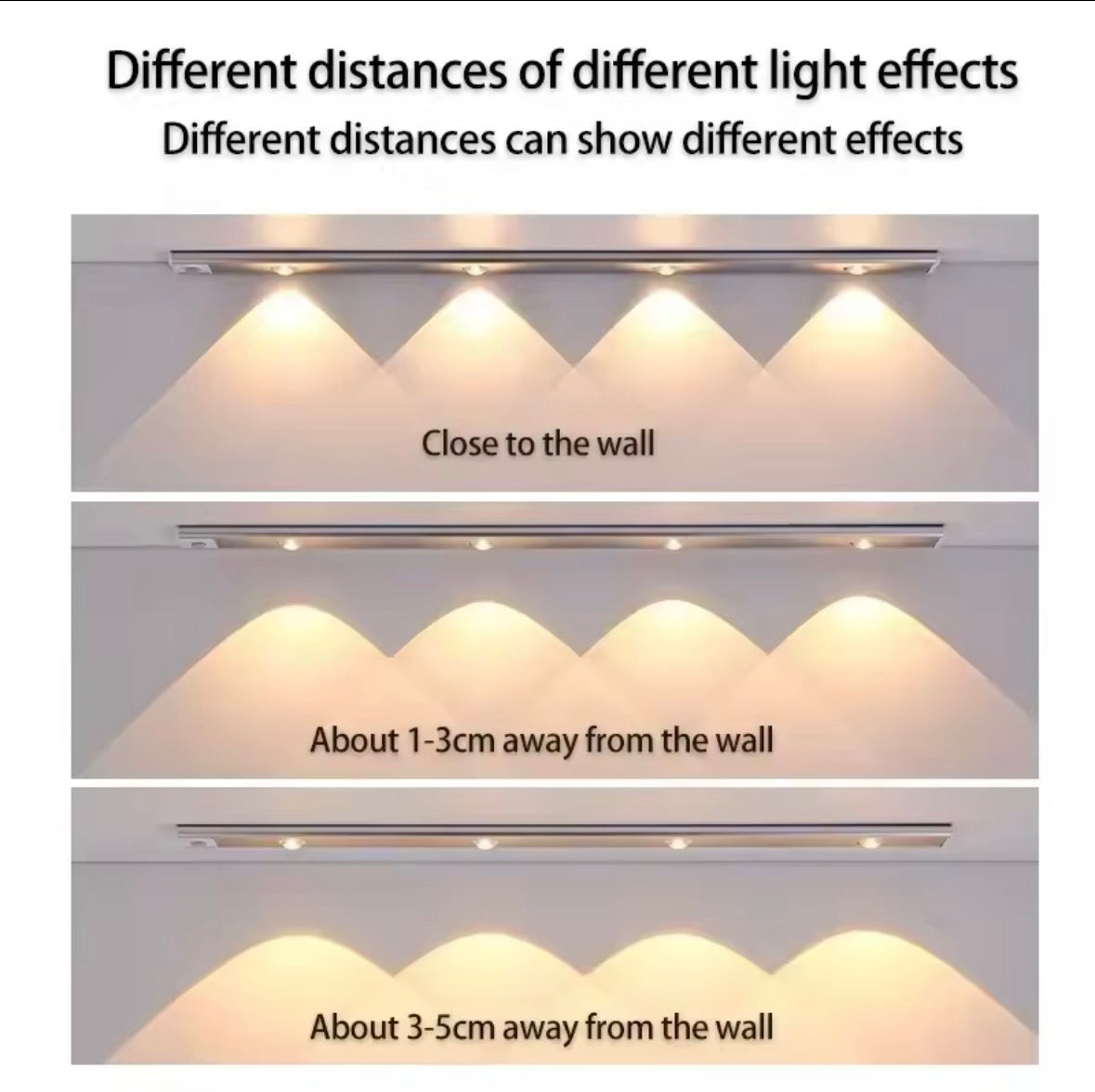 Motion Sensor LED Light Bar – Ultra-Thin Wireless Night Light