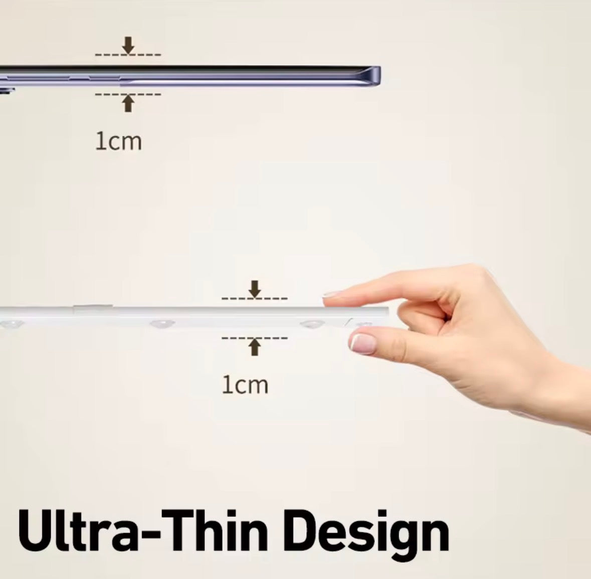 Motion Sensor LED Light Bar – Ultra-Thin Wireless Night Light