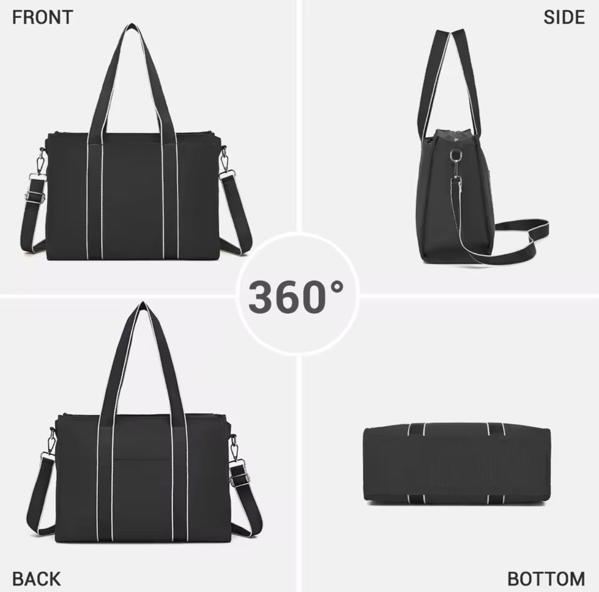 Miss Lulu 19L Women's Waterproof Laptop Tote Bag