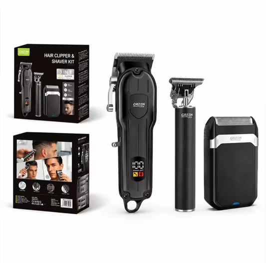 3-in-1 Professional Hair Clipper & Grooming Kit