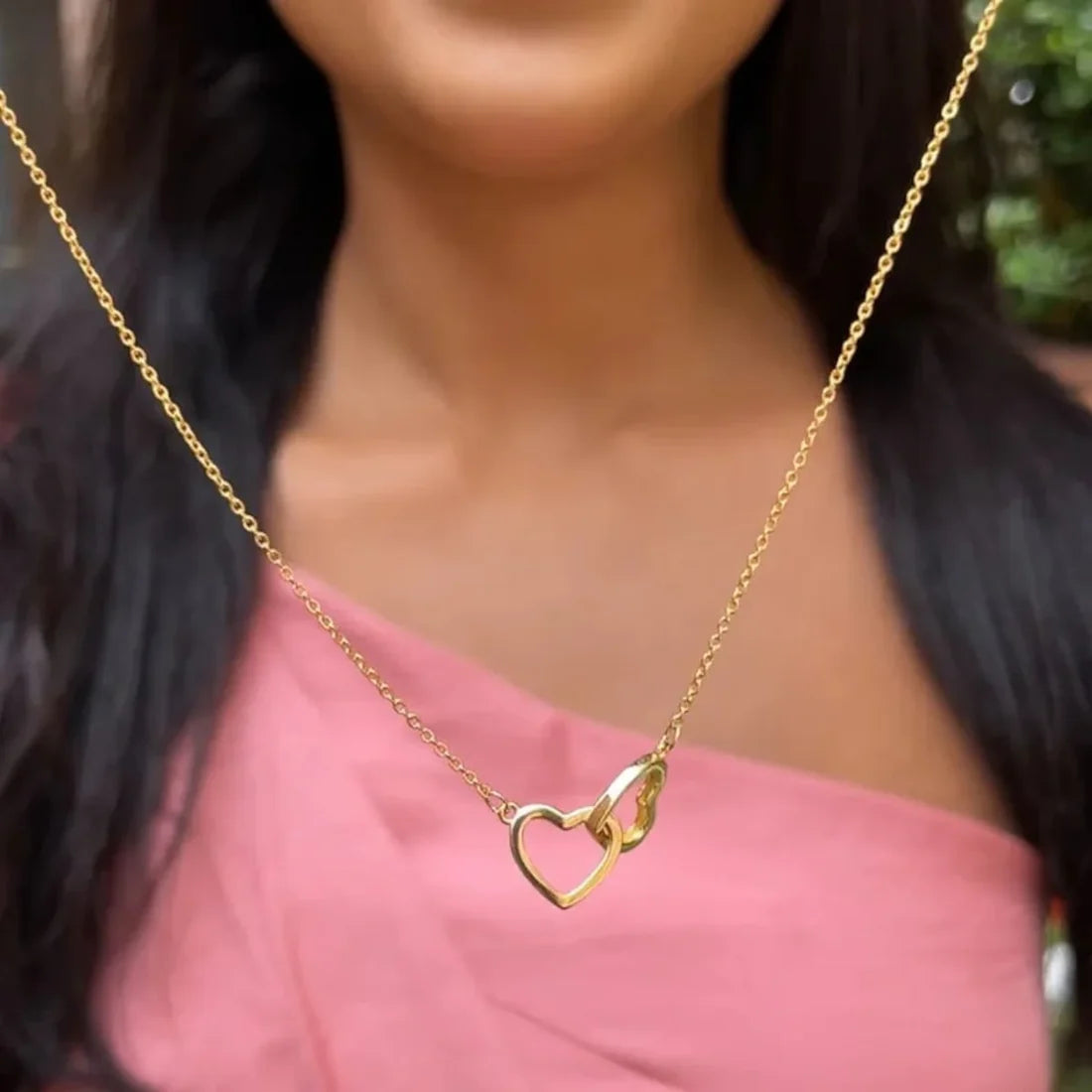 Luxury Red Bear Eternal Rose Gift Box with Gold Heart Necklace
