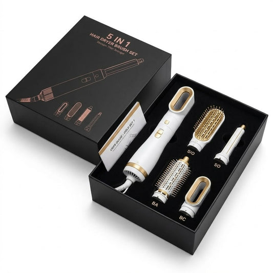 5-in-1 Professional Hair Styler & Dryer Brush Set⁠