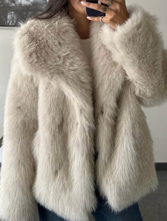 Luxury Faux Fur Jacket
